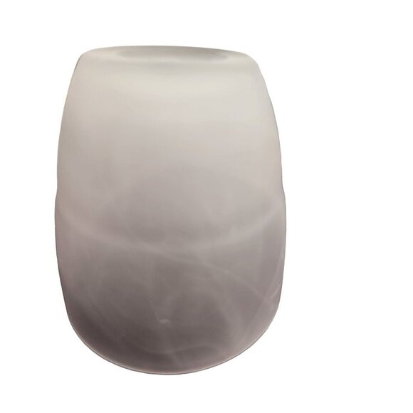 Lamp Bulb Cover, lilac lavender ombre frosted glass  lamp shade replacement ligh - Picture 5 of 12